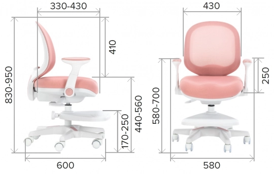 Кресло детское Everprof Kids 102 Ткань Голубой - 6