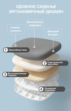 Кресло детское Everprof  Kids 104 Ткань Темно-Серый - 4