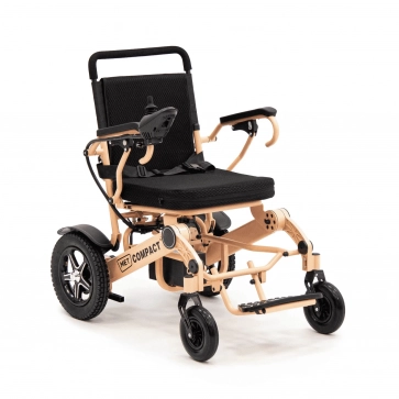 Кресло-коляска электр. MET Compact 35 (REPOW Power Wheel Chair-T610A MT-C35) цвет рамы розовый - 1