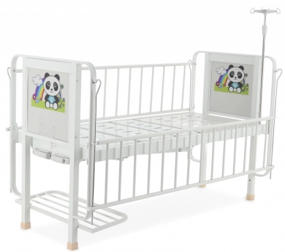 Кровать детс 4-секц Med-Mos DM-2320S-01 Тип 4 вар. 4.1 (белый) ТУ 32.50.30-21-98238288-2020 с матрас - 3